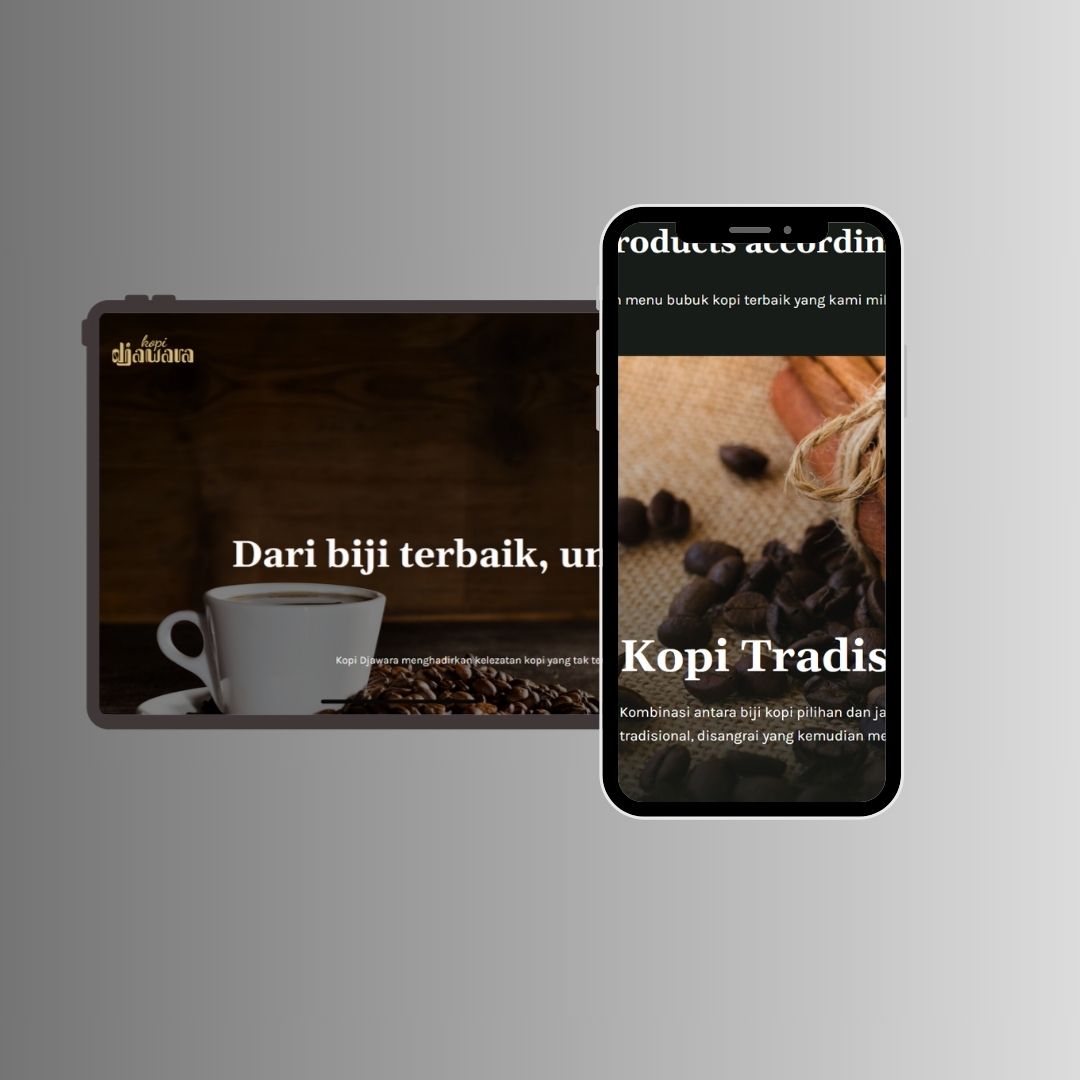 Landing Page Kopi